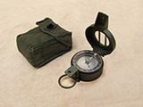 Francis Barker M88 military compass with dual use dial & pattern 58 canvas pouch